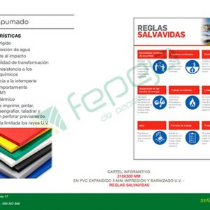 reglas salvavidas pvc